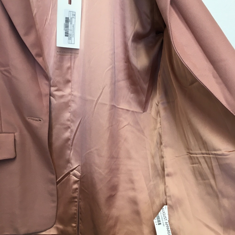 Endless Rose Single Breasted Blazer Women's M Dusty Pink Barbiecore Office Chic - Picture 11 of 16